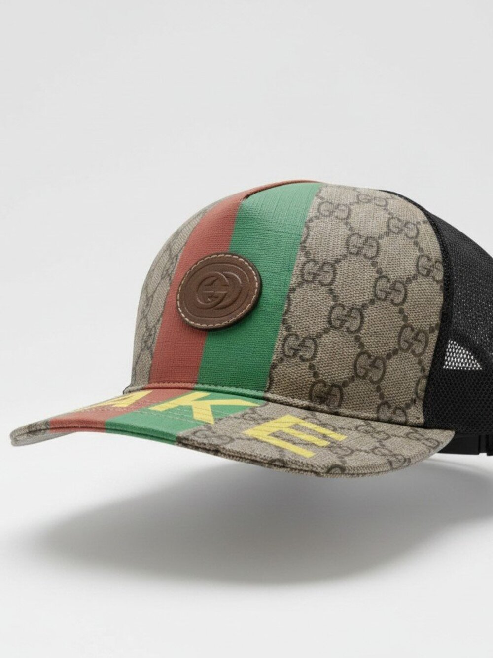 🔥GUCCI FAKE/NOT COLLECTION HAT SUPER RARE